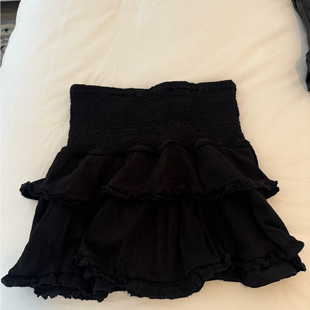 Aritiza Black Tiered Skirt